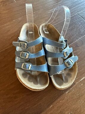 Birkenstock Florida Soft Footbed sandals in a blue Sz 7